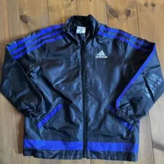 adidas アディダス　黒紺　ジャンパー　120センチ