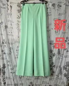 637 ALTA MODA RACHEL ミントグリーン ワイドパンツ