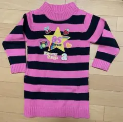 【平成レトロ】PureLovers セーター　ピンク　110サイズ