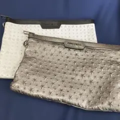 JIMMY CHOO BRIA/S ライトゴールド レザー 2WAYハンドバッグ - メルカリ