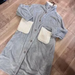 トップバリュー　イオン　着る毛布　ホームコーディー　グレー　ルームウェア