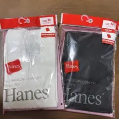 Hanes タンクトップ Mサイズ 2枚セット ホワイト・ブラックのサムネイル