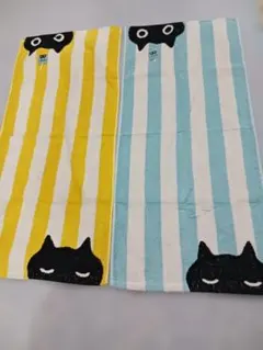 マタノアツコ□猫□バスタオル□フェイスタオル□タオルハンカチ 