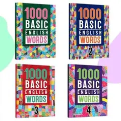 [新品。海外購入]4冊セット1000 Basic English Words