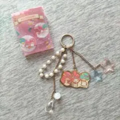 【訳あり】マイメロディ　リトルツインスターズ　バッグチャーム