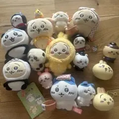 ちいかわ ぬいぐるみ マスコット まとめ売り 17点セット　シール付き