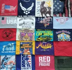 MPM143 US古着 カラーMIX 半袖Tシャツ XL 20枚 まとめ売り