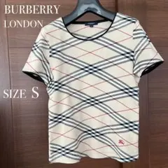 BURBERRY バーバリーブルーレーベル グレー 半袖Tシャツ ノバチェック