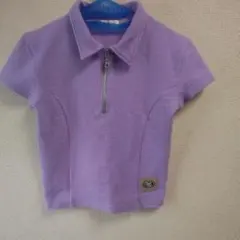 夏物最終値下げ！　LGUA　GEM パープル 半袖ポロシャツ