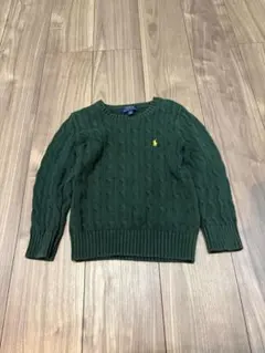 美品　ポロラルフローレン　キッズ　ニット　セーター　トップス　110サイズ