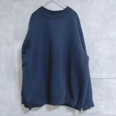 UNIQLO +J 2021AW ドライスウェットシャツ (長袖) M ネイビー