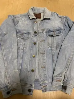 【古着】ライトブルー デニムジャケット 古着