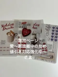 ♡専用ページ♡A6レジンバインダー用 holidayリフィル5枚