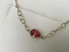試着のみ・美品】 K18 パパラチアサファイア ブレスレット 京セラ