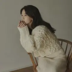 【Yo Kinoshita × Olu.】 ハンドメイドスラブカーディガン