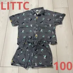 LITTC リトシー　アロハシャツ　セットアップ　100 ディズニー　ミッキー