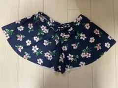 【試着のみ】merci rue 水着 ショートパンツ 花柄 9M 三愛リゾート