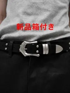 即完売品 【CS】STUDS LEATHER BELT - メルカリ