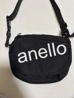 anello ブラック ショルダーバッグ