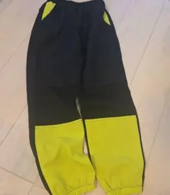 SHEIN キッズ ダンスパンツ ブラック×イエロー 9Y