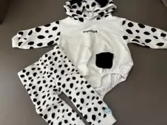 babydoll ロンパース＆レギンス ダルメシアン柄
