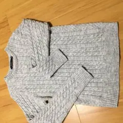 nikoand...ケーブルニット グレー