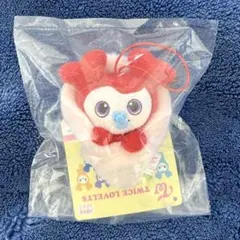 TWICE LOVELYS おくるみマスコット チェヨン ぬいぐるみ 赤 レッド