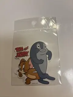 トムとジェリー 展　トムジェリ　ステッカー ジェリー&さかな