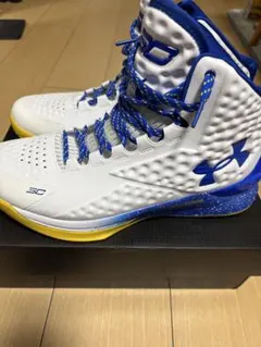 Curry 1 Dub Nation White/Blue/Yellow