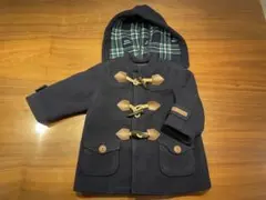 M*様 【美品】MIKIHOUSE ダッフルコート 80 ネイビー