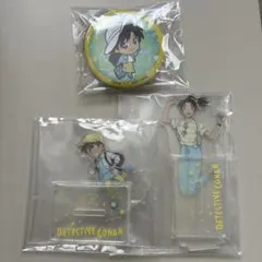 【即購入歓迎 新品未使用】名探偵コナン セガラッキーくじ　アクスタ他 3点セット