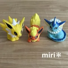 ★初期☆レア★イーブイ進化★ポケモン 指人形 サンダース　ブースター　シャワーズ