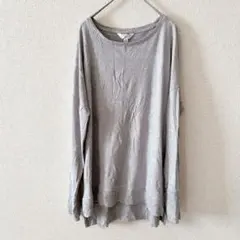 TIME AND TRU【M】グレー ニット 長袖 レディース 春秋冬