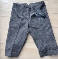 BELLEMAISON レディース ハーフパンツ 未使用タグ付き グレー 膝丈