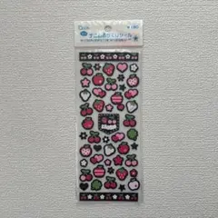 平成レトロ ラメ デニムぷっくりシール シール ステッカー