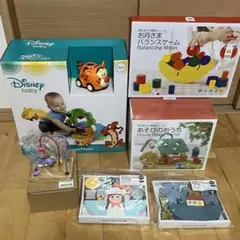 【15000円相当！新品と中古】6点　木のおもちゃ　エドインター　ディズニー