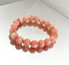 桜色ピンクマザーオブパール染めブレスレット