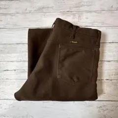 ラングラー ランチャードレスジーンズ 36×30 ブラウン メキシコ製 フレア