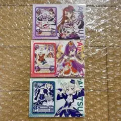 アイカツ セブン シール付きインデックス 藤堂ユリカ 紫吹蘭 神崎美月
