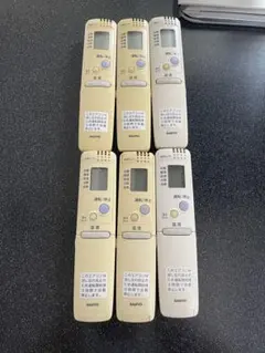 SANYO エアコン用リモコン 2個セットのサムネイル