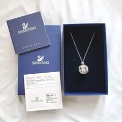 SWAROVSKI * 美品 HEMISPHERE 星 丸 ネックレス