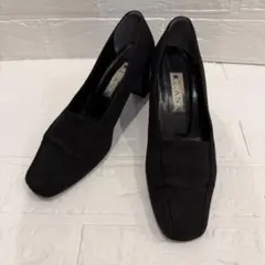 訳あり⭐️ DIANA ダイアナ パンプス 黒 24cm スクエアトゥ