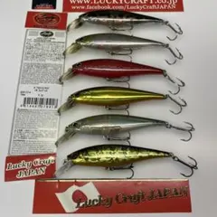 美品】ラッキークラフト ビーフリーズ 2タイプ 6セット - メルカリ