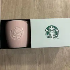 スターバックス　ロゴマグ　ピンクベージュマグカップ
