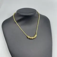 grosse グロッセ Gデザイン3連 ネックレス 2WAY 美品 ゴールド - メルカリ