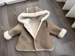 ZARA フリースフード付きジャケット 1-3M 60cm