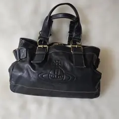 ヴィヴィアンウエストウッド トートバッグ BIG オーブ型押し アコード レザー