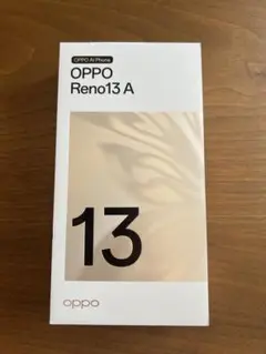新品開封未使用　OPPO Reno 13A アイスブルー