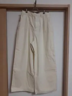 コーデュロイ ワイドパンツ