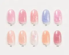 ネイルカラー ジェルネイル まとめ売り 10色セットbお試し - メルカリ